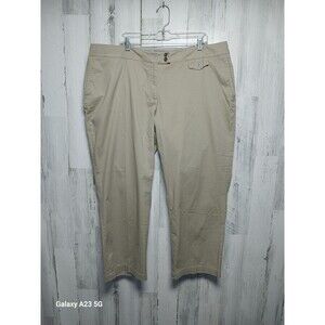Avenue Signature Chino Pants Women's Size 22 Beige